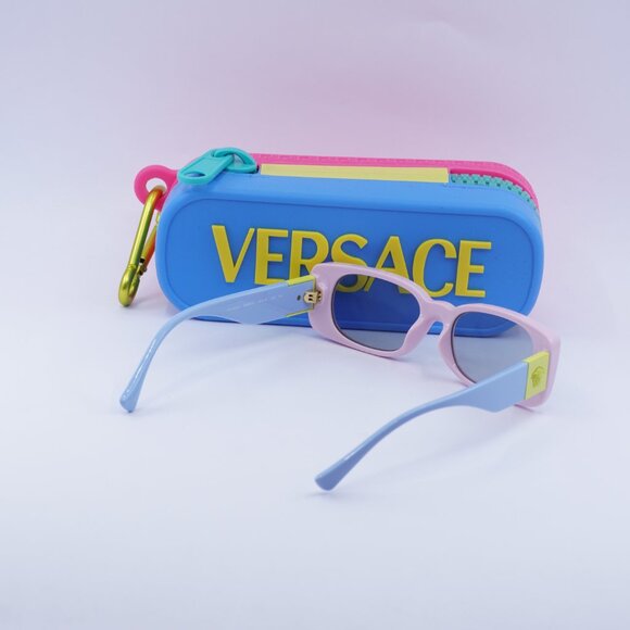 Versace Kids VK4003U 5440CV Rectangle Sunglasses - Pink/Blue/Light Grey - Picture 9 of 10